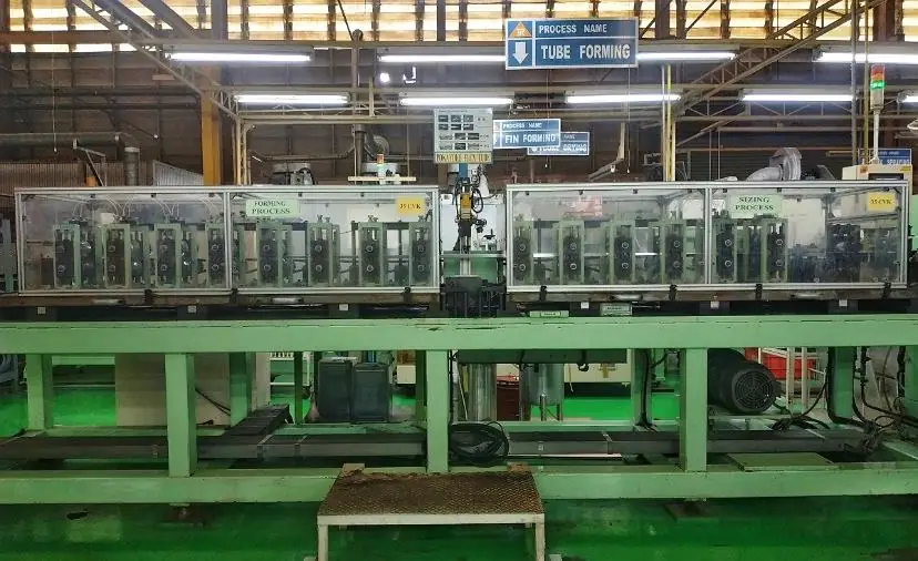 Automotive parts tube forming production line